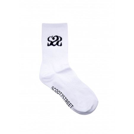 Chaussettes Blanches S2S Logo