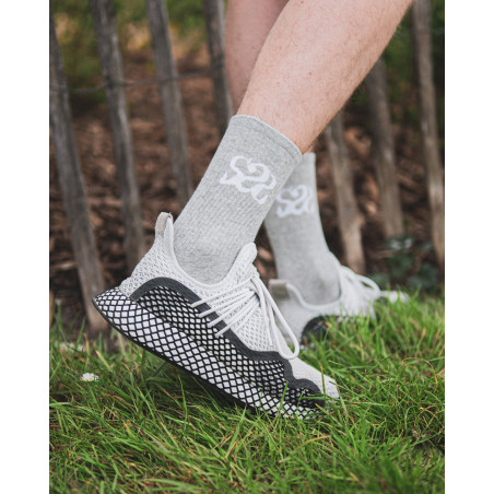 Chaussettes grises S2S Logo