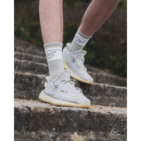 Chaussettes grises S2S Vague Chaussettes grises S2S Vague