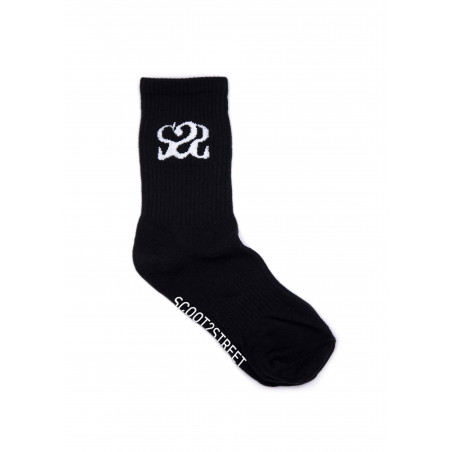 Chaussettes noires S2S Logo Chaussettes noires S2S Logo