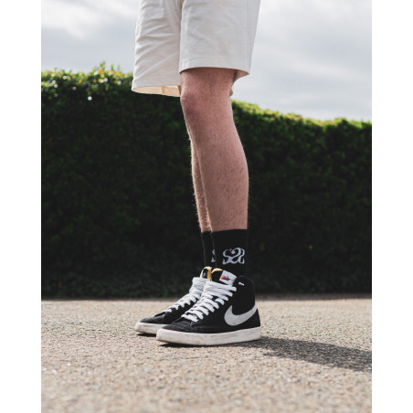 Chaussettes noires S2S Logo Chaussettes noires S2S Logo