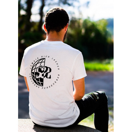 T-shirt S2S Globe Blanc